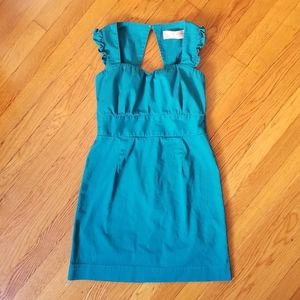 Sunner Pinup Girl Teal Retro Dress - Size 10